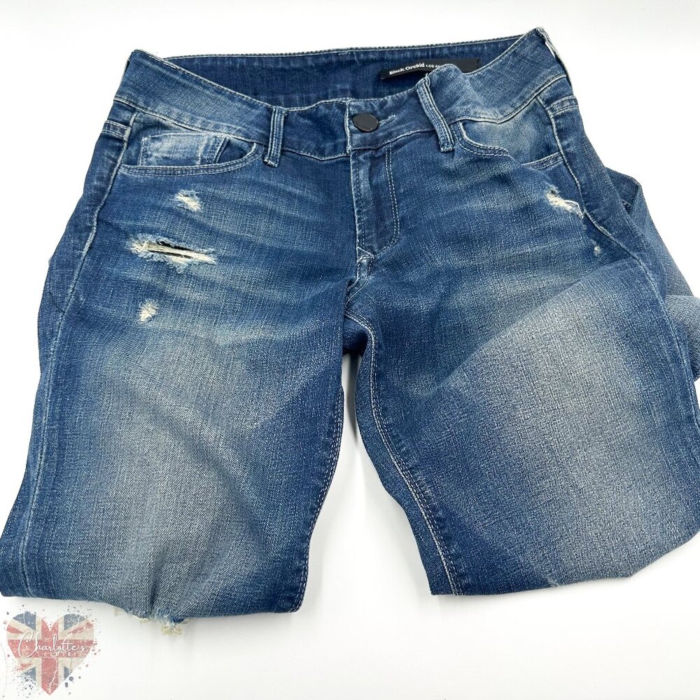 Black Orchid - Skinny Leg Distressed Denim Size 27 Inseam 32"
